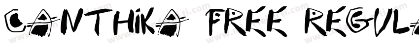 Canthika Free Regula字体转换